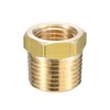 sourcing map Brass Pipe Fitting Reducer Adapter 3/8" NPT Male