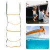 Boat Rope Ladder Portable 5 Step Folding Marine Rope Ladder