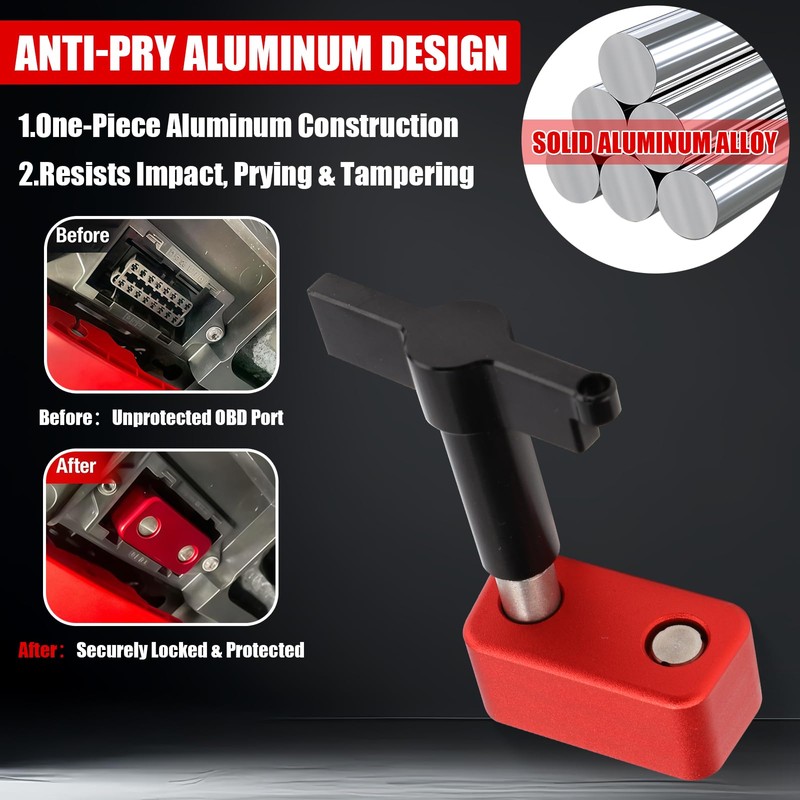 AWL Brothers OBD2 Port Anti-Theft Lock, OBD Port Immobilizer Protector