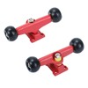 DisplayMore 19PCS Fingerboard Skateboard Bearing Wheels Tool Set, 30mm Red