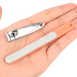 Mini Nail Clippers and Nail Buffer Set Nail Grooming & Care Tools Beauty Accessories Beauty Supplies / 미니 손톱깎이 네일버퍼 set 세트 손톱 네일 정리 케어 도구 미용 소품 뷰티 용품