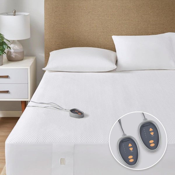 Beautyrest Heated Mattress Pad King - Electric Bed Warmer Cool