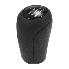 6 Speed Manual Gear Shift Knob for Mazda 3 2010-2013 / Front Automotive Gearbox Stick Shifter Lever Knob Durable Faux Leather Plastic / 1 Pcs Black