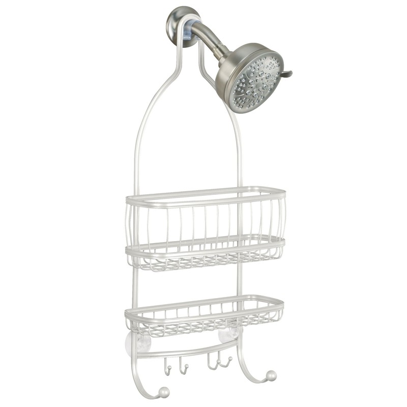 iDesign - 61974 York Metal Wire Hanging Shower Caddy, Extra