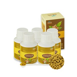 Jindo Fermented Turmeric Pills 5 cans of 100g Turmeric Pills (5 months) Domestic Fermented Turmeric Pills 5 cans of 100g / 진도 발효 강황환 울금환 100g 5통 (5개월) 국내산 발효울금환100g 5통