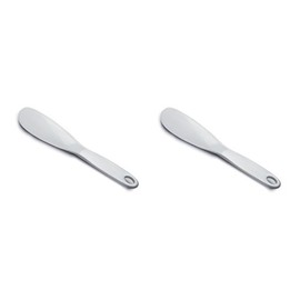 Norpro Raspador de espátula de nailon flexible resistente al calor de 7.5 pulgadas de largo, juego de 2