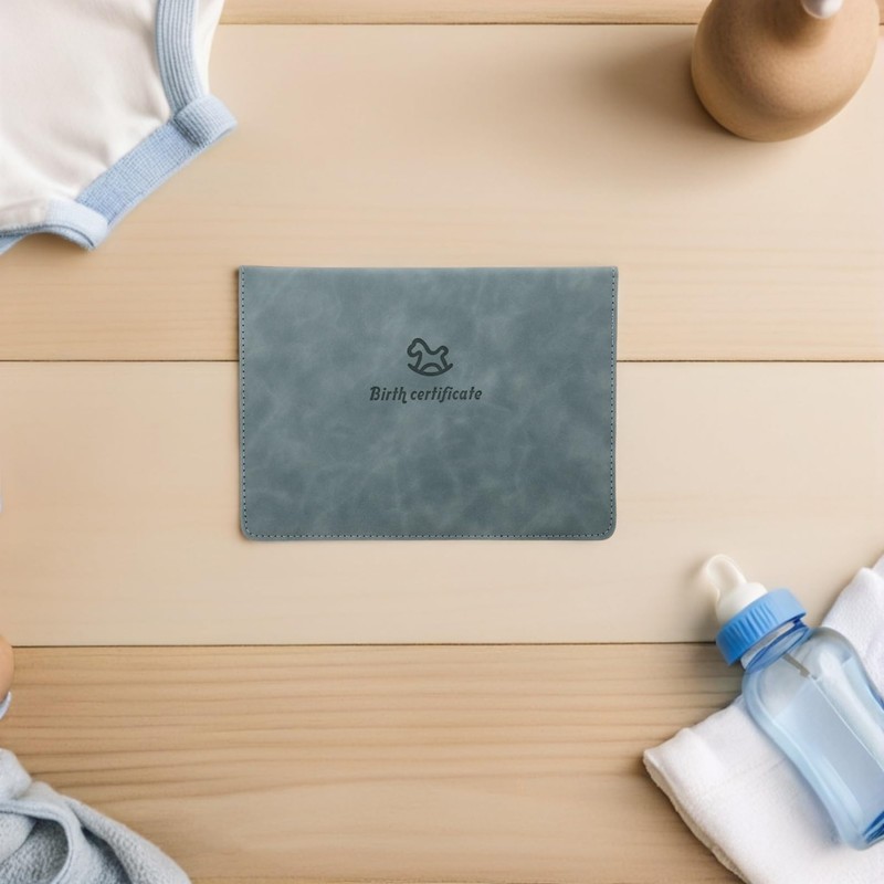 Operitacx 2pcs Birth Certificate Covers: Document Organizer Medical Card Holder