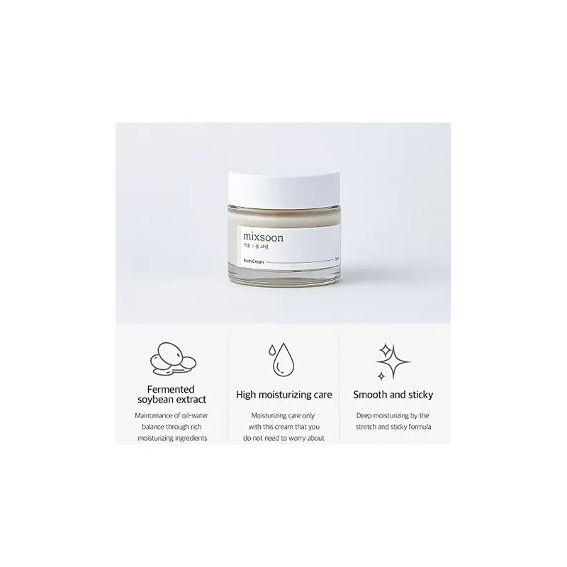 Mixsoon Kit Completo Bean Oil Essence Cream Sun Serum 4
