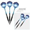 BIPY 87/Pack Dart Stems and Flights Set in 2BA Thread