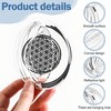 3D Rotating Wind Spinner, Hanging Garden Ornament with Spiral Design,