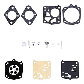 QAZAKY Carburetor Rebuild Kit Compatible with Tillotson RK-23HS RK-17HS 051 Echo CS60 CS900 CS1299 61 162 165 265RX 266 268 181 281 272XP 2100 Pionner Partner P40 41 60 61 70 85 K1200