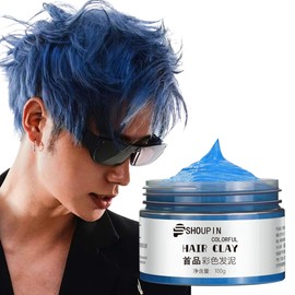 (12 Hours of Lock Color Continuation) Disposable Wax for Stylish Hair - Multiple Choices to Change Your Hair Color! Extra Colors for Parties and Cosplay, 10 Special Hair Color Wax, Unisex, Washable