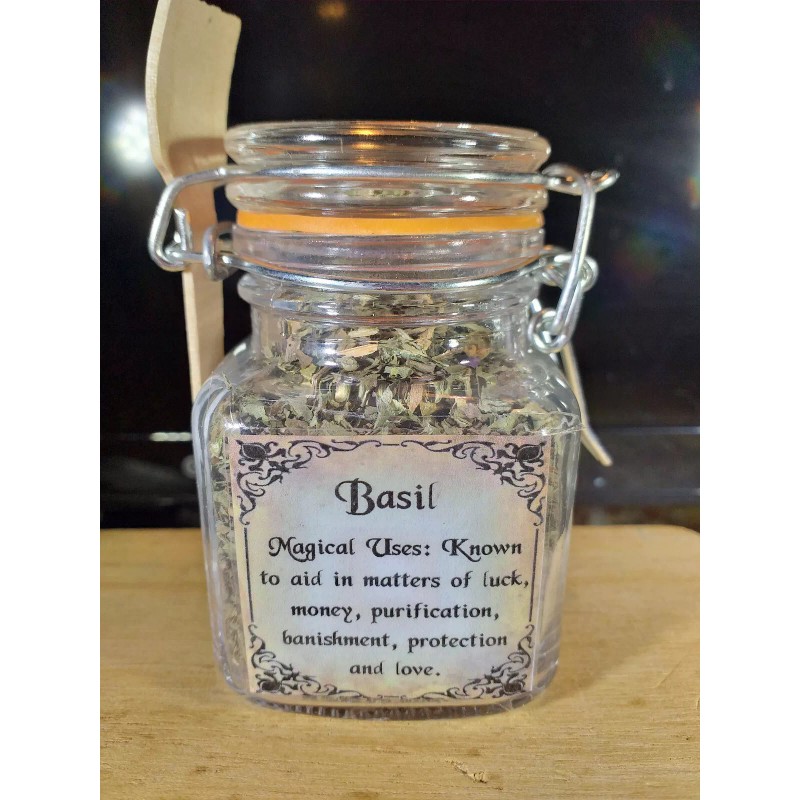 Unbranded Basil Herb & Jar