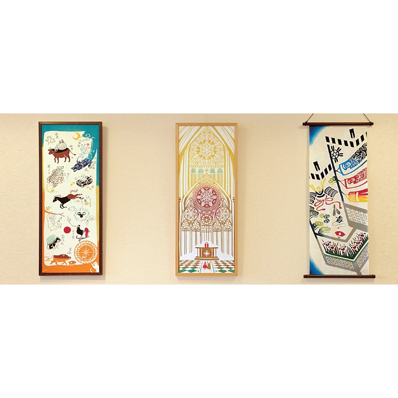 kenema Hand Towel, Hand-Dyed Tenugui "Hobby Doraku" Taikomo 14.2 x
