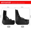 Mud Flaps Mud Guards Fit for Mitsubishi Outlander 2023-, Front