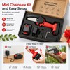 21V Cordless Mini Chainsaw for DIY Wood Cutting – Rechargeable