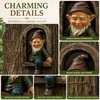Tree Gnome Decoration for Garden Décor – Whimsical Window Elf