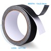 Ultra-Thin Rubber Grip Tape for Handles Strong Adhesive, Black 1In