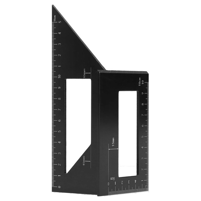 45°/90° T Angle Gauge Straight Ruler 3D Mitre Degree Measuring