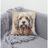 The Beach Stop Decorative Cockapoo Dog Accent Cushion Cover |