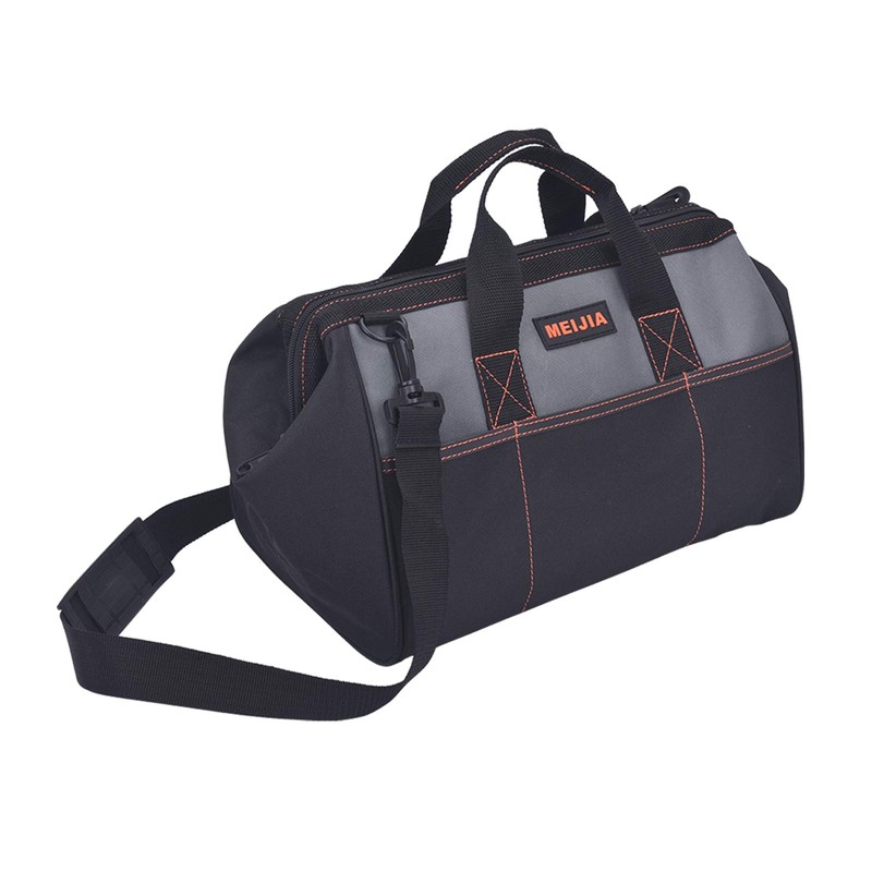 MEIJIA Portable Waterproof Tool Bag, Wide Mouth Open, Multi Inside
