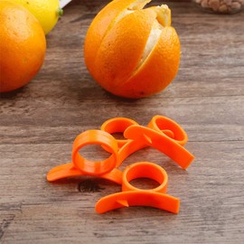 AKOAK 10 Pcs Household Lemon, Orange Peeler, Can be Used to Peel Oranges and Lemons or other Citrus Fruits and other Peels, Kitchen Gadgets