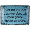 Schatzmix Tin-Plate Sign, Sheet metal, Multicoloured, 20x30 cm