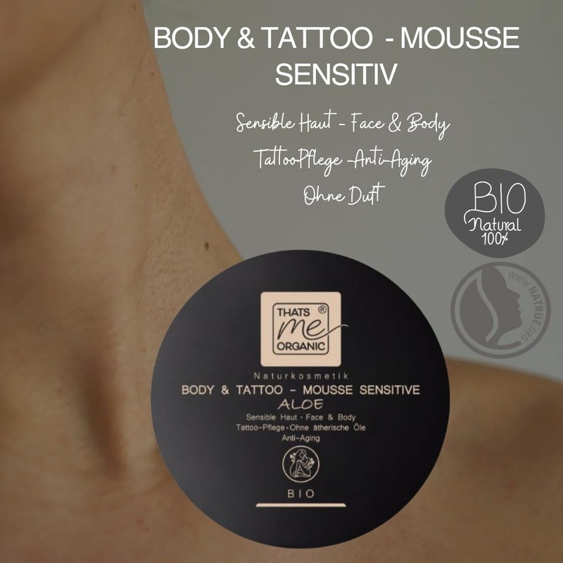 Thats me Organic® Sensitive Body Butter & Tattoo Care 100