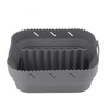 Square Air Fryer Silicone Baking Pan with Silicone Mat Air