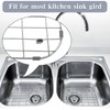 Romooa 40 Pieces Hard Rubber Feet for Sink Grid Sink