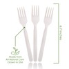 Ecovita 100% Compostable Forks - 500 Large Disposable Utensils (7