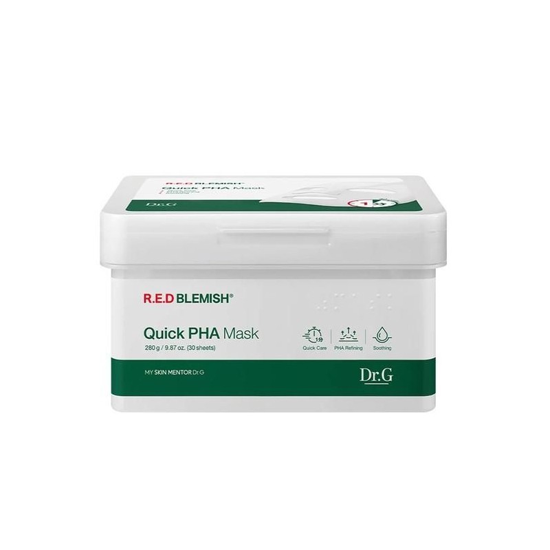 Dr.G [닥터지] 코스트코 닥터지 레드 블레미쉬 퀵 PHA 마스크 30매