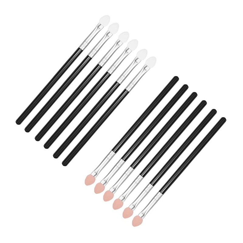 Dtoterul Eyeshadow Applicator Long 12 Pieces Applicator Brush Eyeshadow Brush