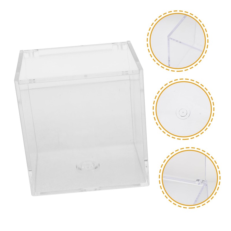 Operitacx Storage Boxes Model Display Holder Lockable Display Case Cuddly