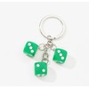 Fun and Stylish Dice Keychain for Backpacks and Purses -