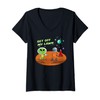 Womens Mars Alien Get Off My Lawn Funny Laser Gun
