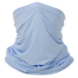 Outdoor Unisex Balaclava Neck Warmer Scarf Mesh Blue