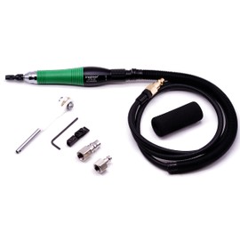 Jrealmer Turbolap Air Lapper Lapping Grinder (UTR-30) Turbine Reciprocating Stroke 0.3mm Pneumatic Ultrasound Grinder Micro Pneumatic Air Pencil Die Grinder For Mould Metal Lapping