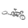 Sportigo ® Bicycle Keyring with Bottle Opener in Silver /