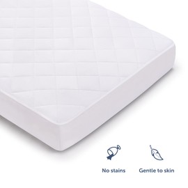 Blumtal QUILTED Mattress Protector DOUBLE SIZE - Super Soft Padding, Extra Deep Mattress Protector, Protection against Bed Bugs - 135 x 190 x 40 cm (53" x 75" x 16")