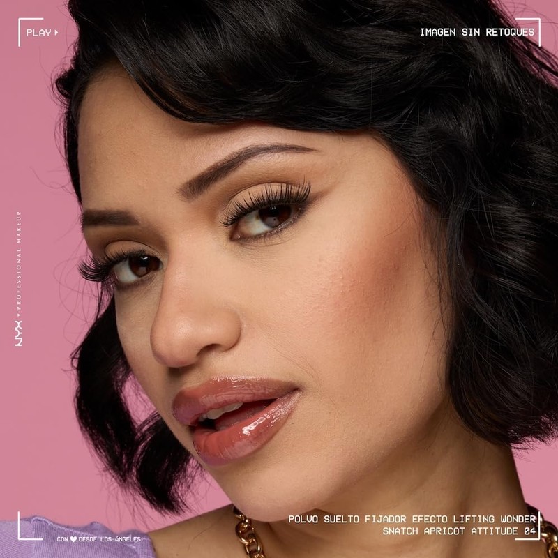 Polvo Wonder Snatch Nyx – Acabado Mate Lifting Apricot Attitude