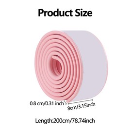 Bunk Bed Ladder Pads Self-Adhesive Bunk Bed Ladder Cover Foam Padding Traction Treads for Stair Steps Soft Extra-Wide Edge Protector 6.5 Ft (Color:Pink)