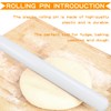 DOERDO Fondant Rolling Pin Non-Stick Dough Pastry Roller Baking Decorating