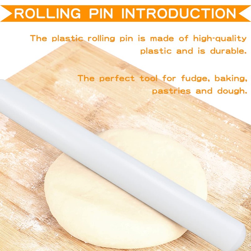 DOERDO Fondant Rolling Pin Non-Stick Dough Pastry Roller Baking Decorating