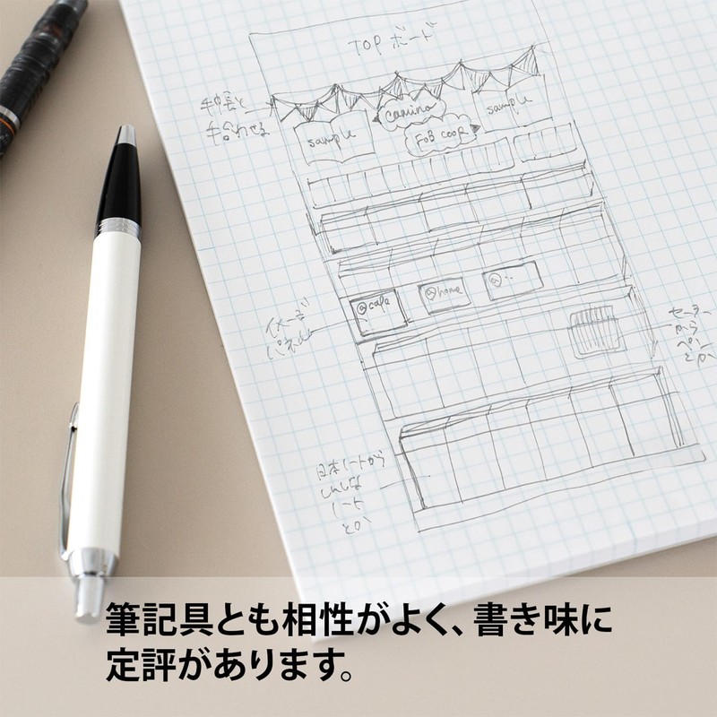 オキナ プロジェクトペーパーA5 5ミリ方眼 100枚 PPA55S A5