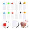 Gadpiparty 18Pcs Applicator Bottles Squeeze Bottles for Craft Glue Ink