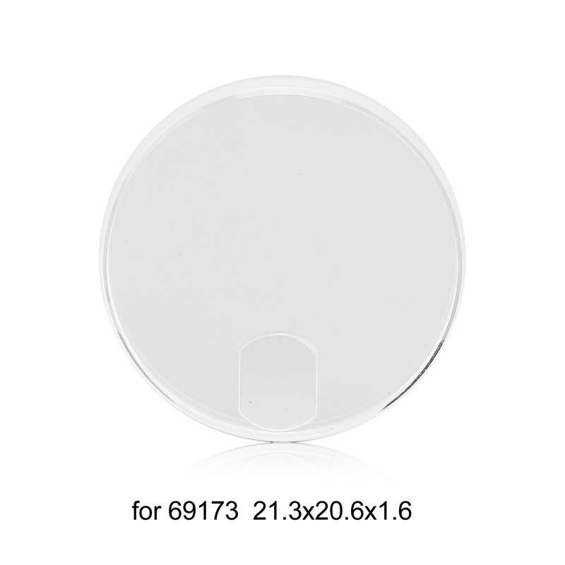 Watch Glass Sapphire Crystal Lens Calendar Window Magnification Transparent Rounded