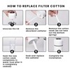 50 Pcs Humidifier Stick Filter Refill, Travel Air Diffuser Pure