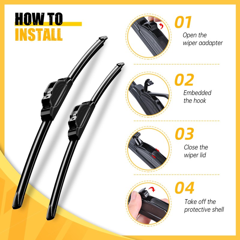 MIKKUPPA 26"+16"+13" Windshield Wiper Blades Replacement for 2012-2016 Honda CRV