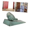 Ciieeo Outside Door Wedge Stopper Strong Cast Iron Doorstop Home